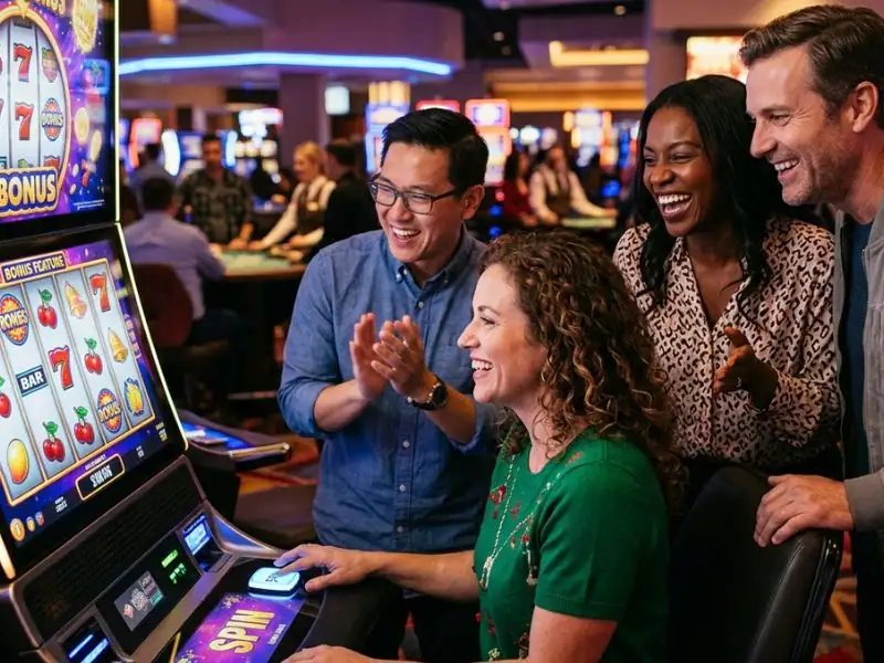 747 online casino happy moments come with every casino spin casino floor with lights spinning reels and players