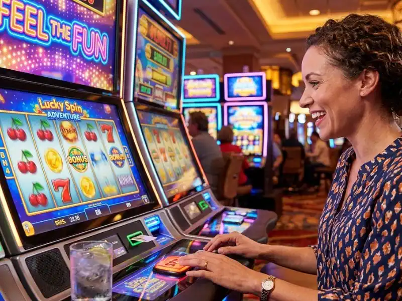 777 pub online casino feel the fun with every casino slot spin casino floor with glowing lights and players enjoying slot machines