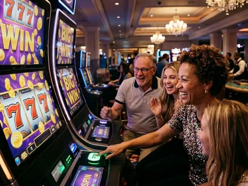 online casino free bonus celebrate each casino free spin and enjoy the journey lively casino scene with free spins lights and players enjoying games