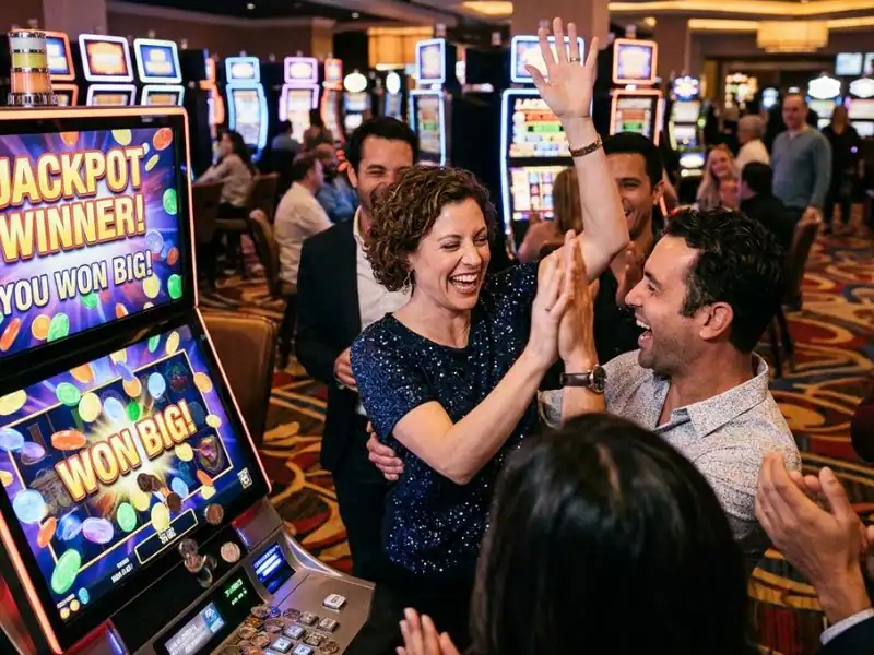 online casino free bonus enjoy the joy of winning big in the casino lively casino scene with bright lights players and big win moments