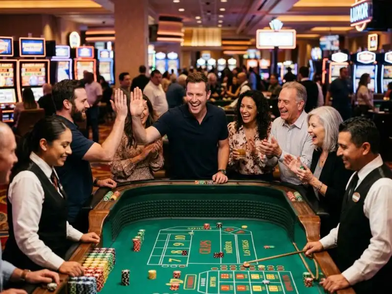 Player celebrating quietly after big win on Kkjili Casino gaming session