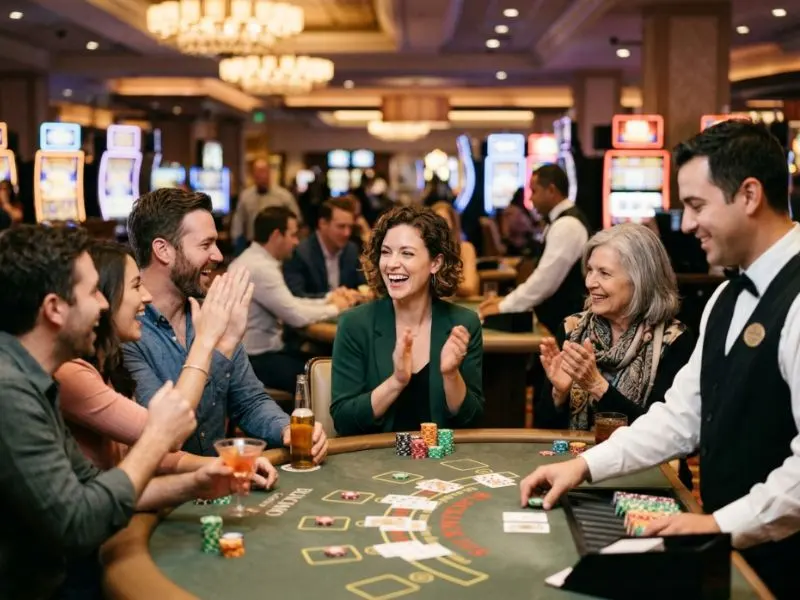 Player leaving game smiling after good fortune on Kkjili Casino session