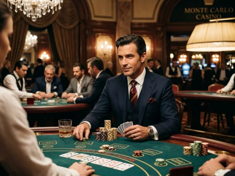 Smiling casino enthusiast enjoying the luxurious atmosphere while exploring PAGCOR online casino GCash.