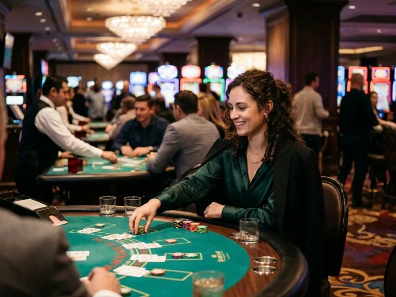 Woman playing GCash games earn money with sharp instincts and discipline