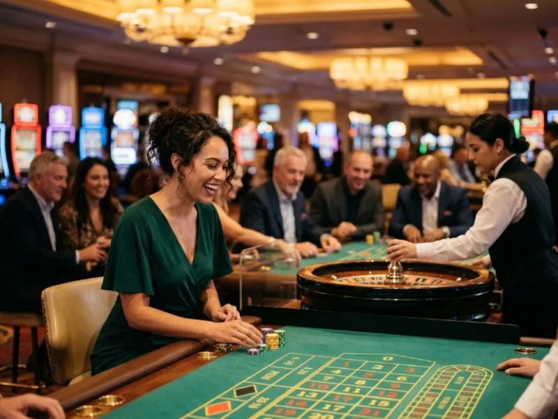 Woman making smart betting decisions at a PAGCOR accredited online casino
